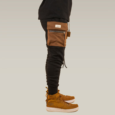 Chaser Pants - Brown on Black