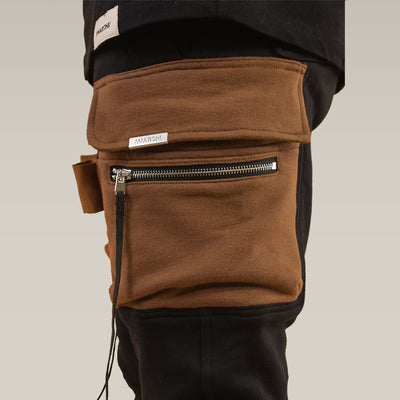 Chaser Pants - Brown on Black