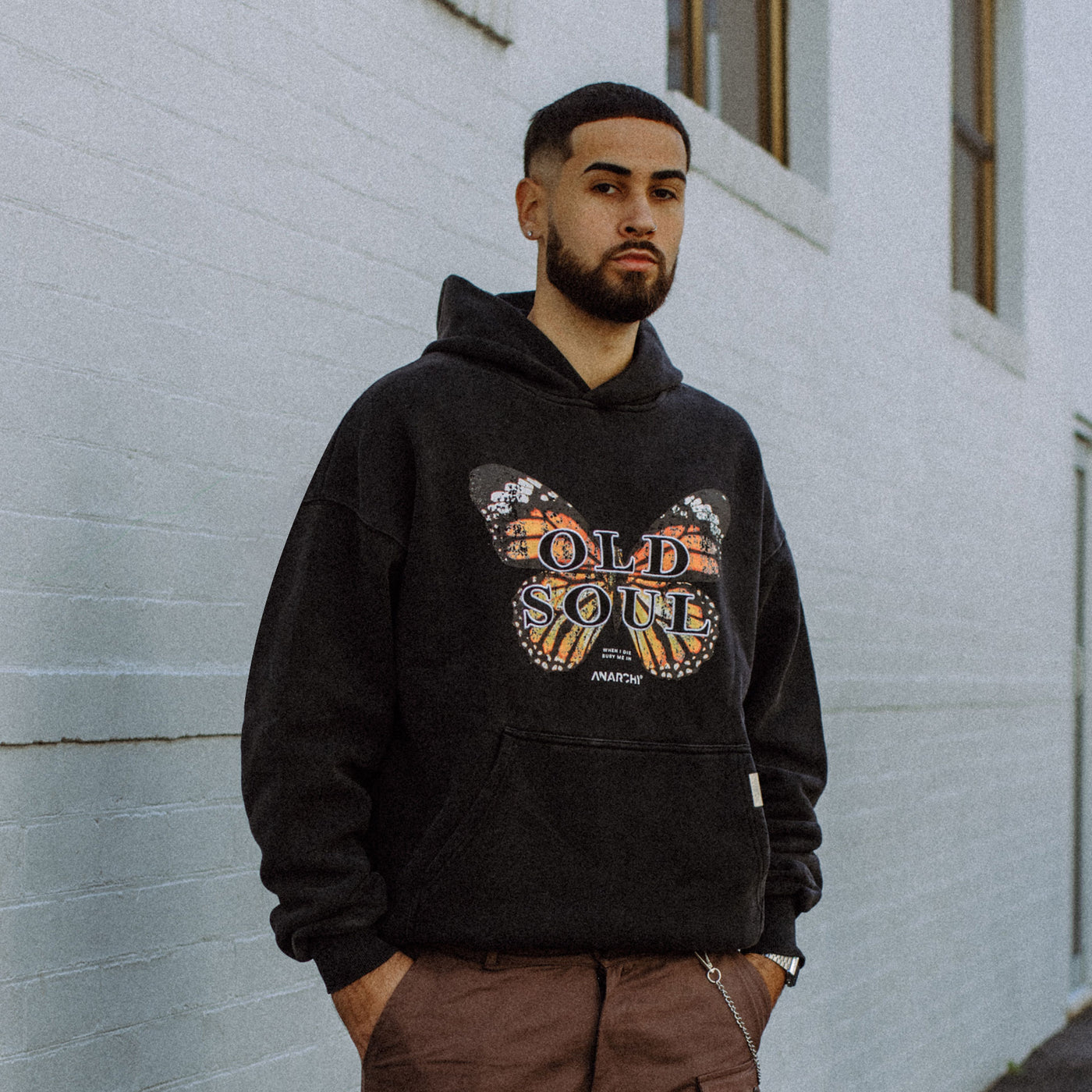 Old Soul Astro Hoodie - Vintage Black