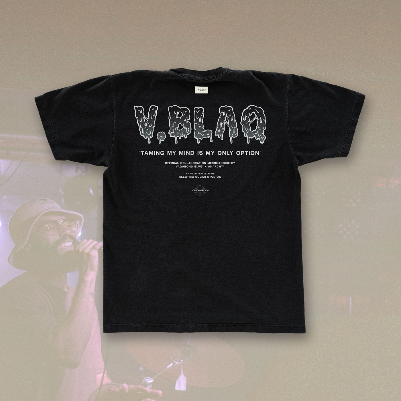 V.BLVQ World Tour T-Shirt - Black