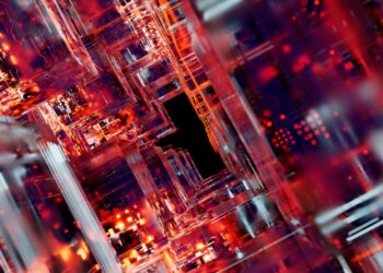 abstract technology network