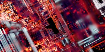 abstract technology network