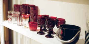 collection of red gemstones