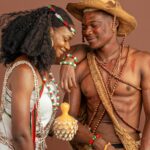 couple wearing promise rings