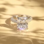 diamond and cubic zirconia side by side