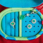 emerald green t-shirt model