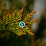 engagement aquamarine ring