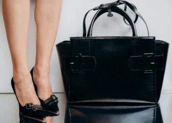 ladies black leather biker jacket