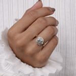 moissanite ring sparkle