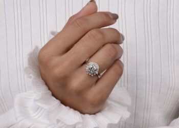 moissanite ring sparkle