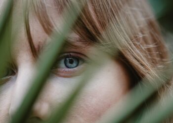 person looking at distant horizon