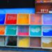 various colorful polished gemstones