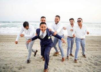 casual wedding attire men women