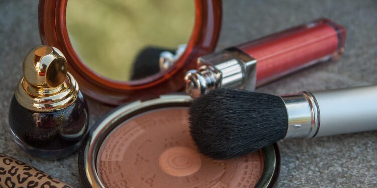chrome nail powder application