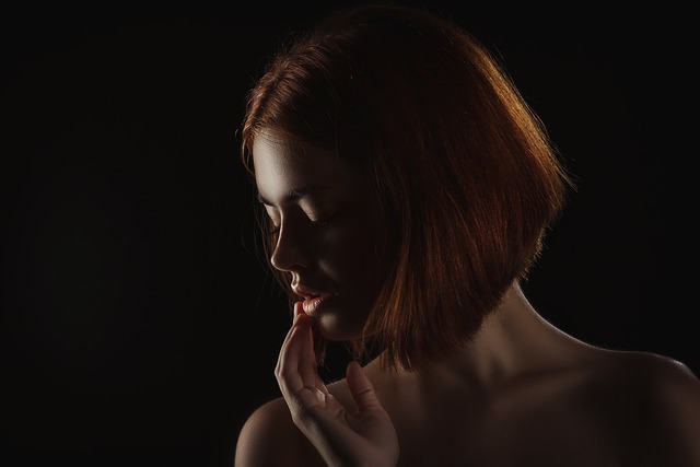 Close-up of lips with a subtle plumping effect, showing enhanced fullness and definition. (best lip plumper)