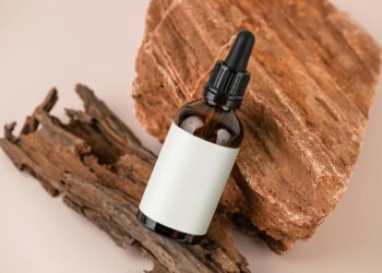 cosmetic essence bottle