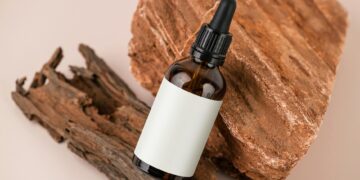 cosmetic essence bottle