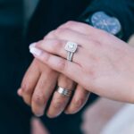 couple wedding ring sets coordinating style