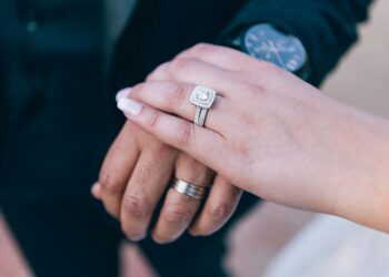 couple wedding ring sets coordinating style