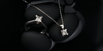 elegant diamond necklace