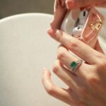 emerald vs princess cut diamond rings