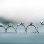 engagement ring metal samples