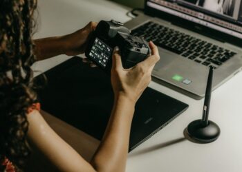 fashion editor working