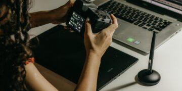fashion editor working