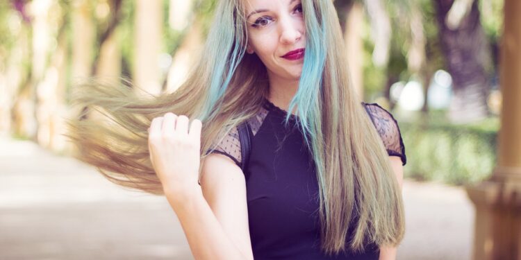 hair color ghosting effect