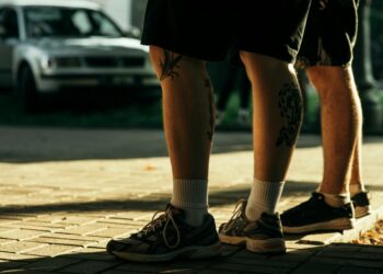 men wearing jorts