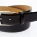 minimalist leather belt close-up