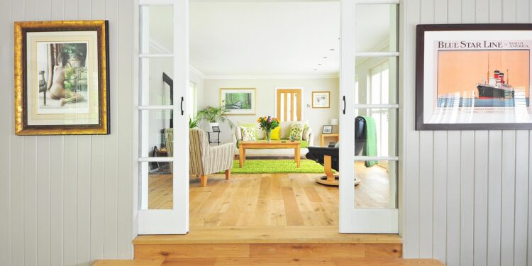 modern holiday flat interior