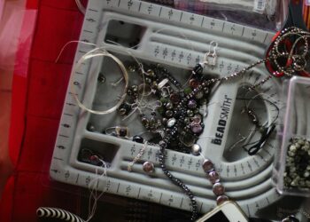 modern jewelry organizer display