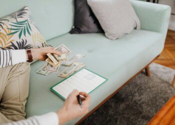 person planning finances