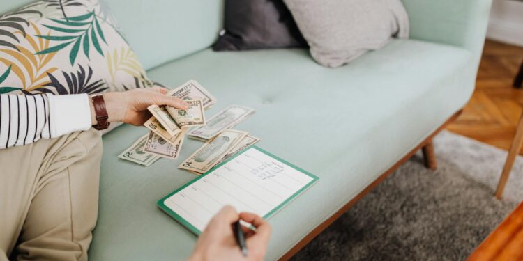 person planning finances