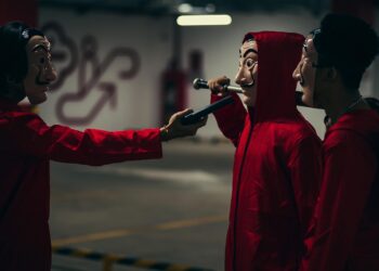red hoodie