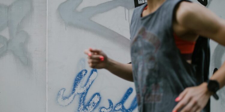 runner wearing a tank top
