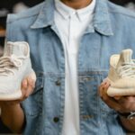 sneaker authentication close-up