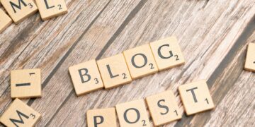 stunning blog design example