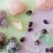 variety of gemstones and crystals