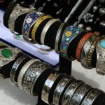vintage jewelry display