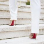 white heels fashion