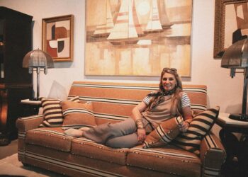 woman curating personal style