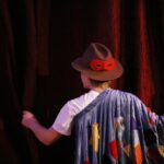 woman with curtain bangs