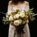 woman in elegant dress romantic dinner