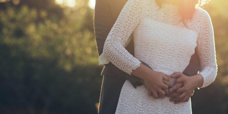 woman wearing stylish midi dress
