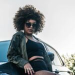 woman with styled short hair