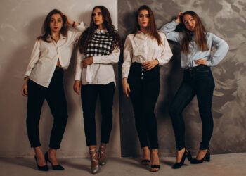 women wearing Levi's jeans