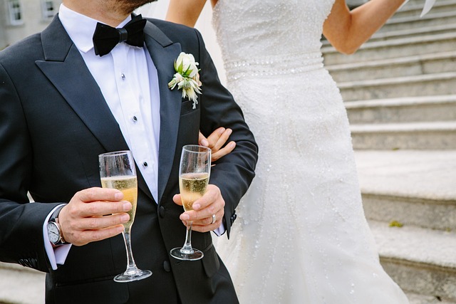 Bride with an elegant updo showcasing a halter neckline wedding dress