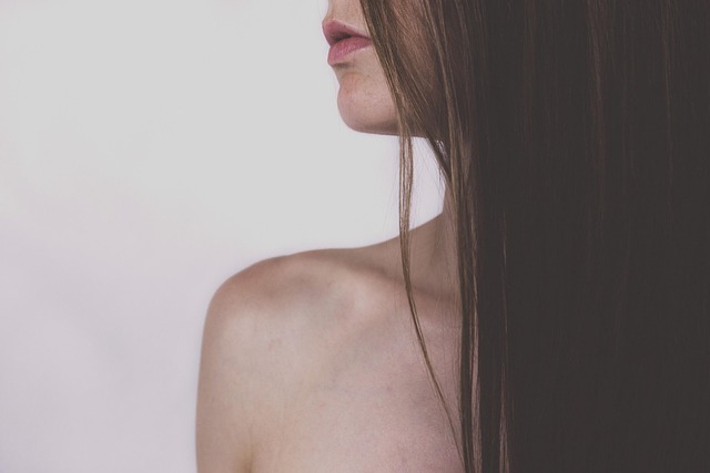 Close-up of a woman's hair showing soft, natural-looking body waves (body wave perm)